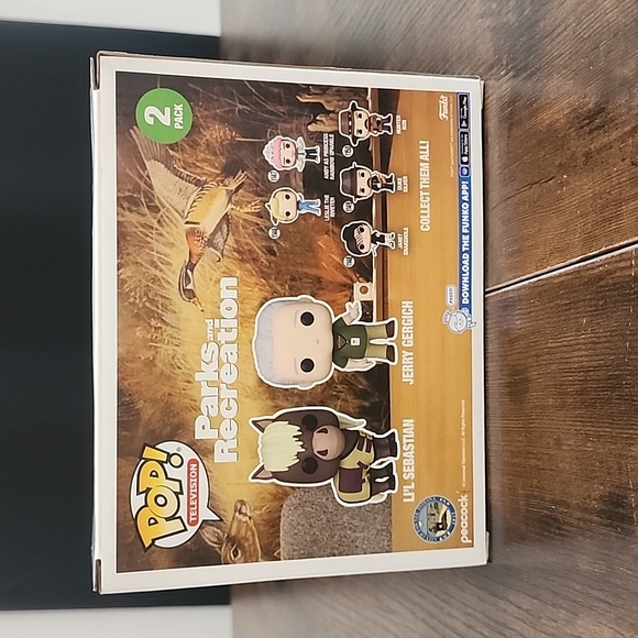 Funko Pop! Parks and recreation jerry and lil'sabastain 2 pack. Target exclusive - Picture 3 of 6